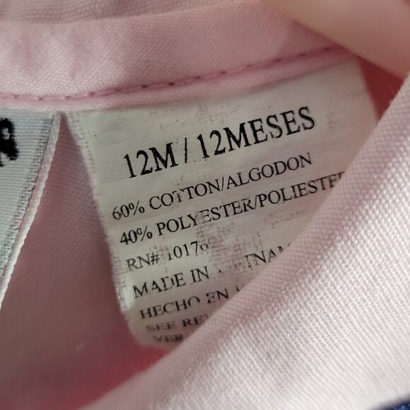 Vintage Pink Sailor Dress by Goodlad of Philadelphia, sz 12 month - Picture 5 of 5